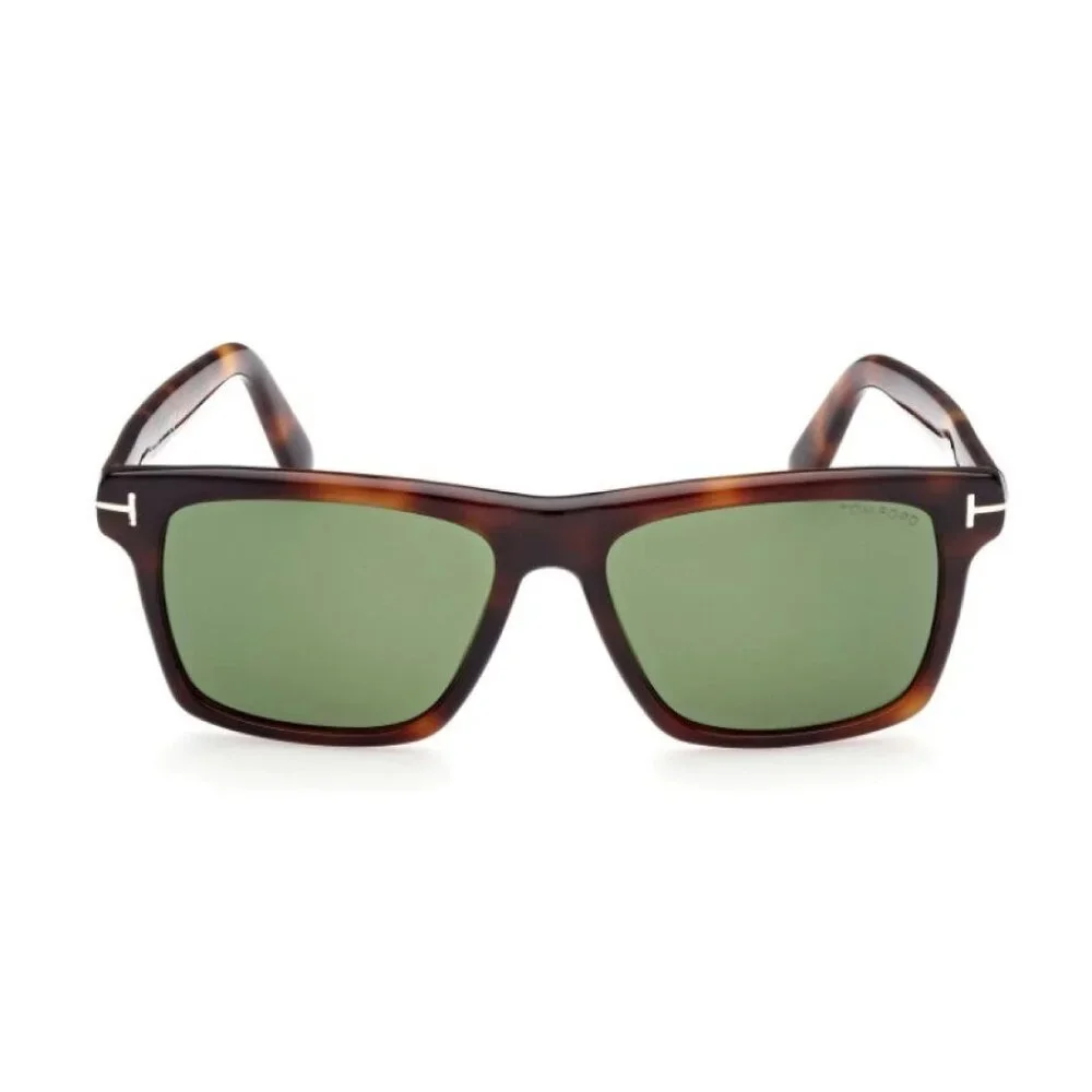 NEW TOM FORD SUNGLASSES HAVANA MEN SQUARE EYEWEAR